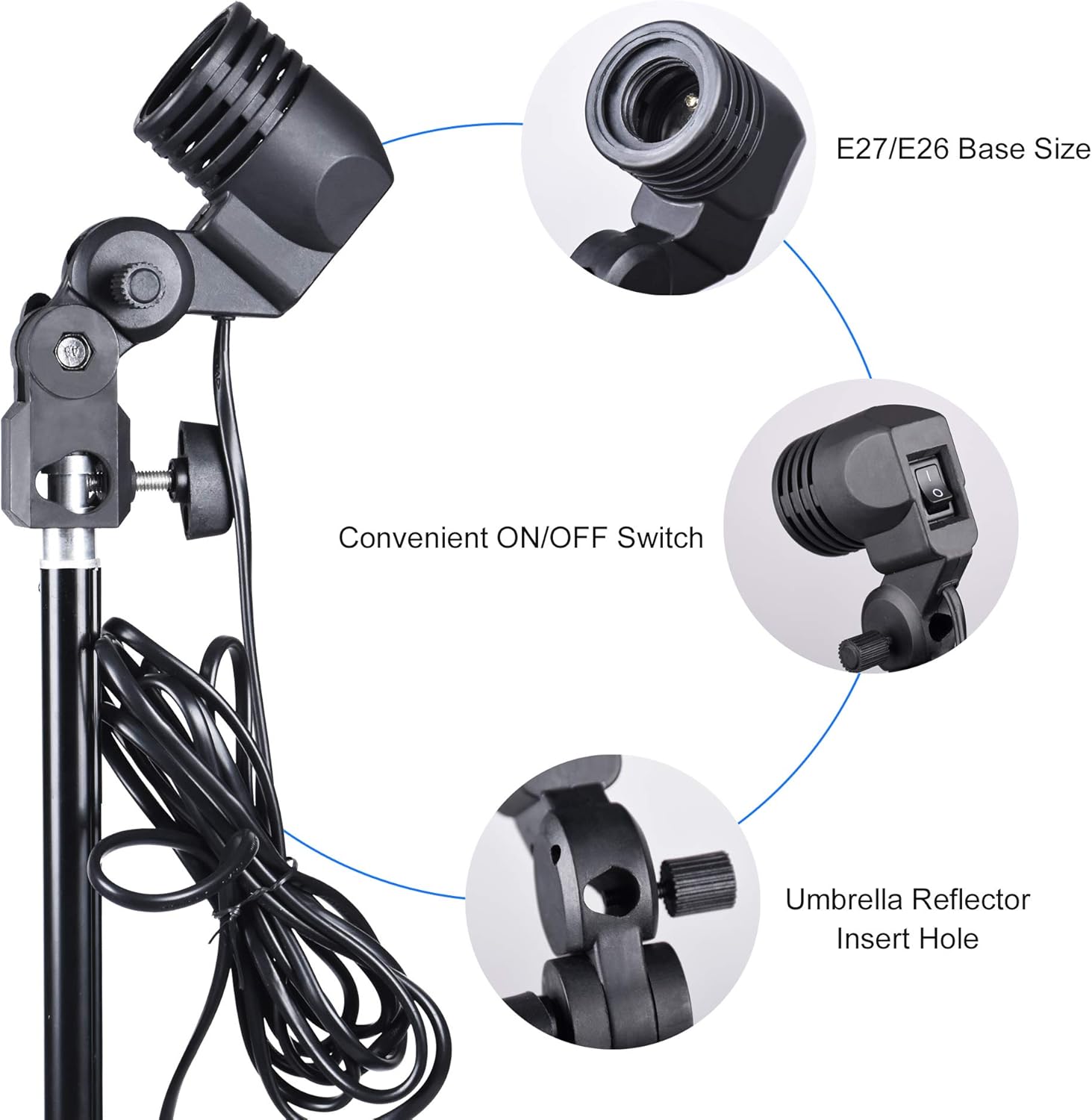 1575W 5500K Photo Video Studio Continuous Reflector Lights U5563
