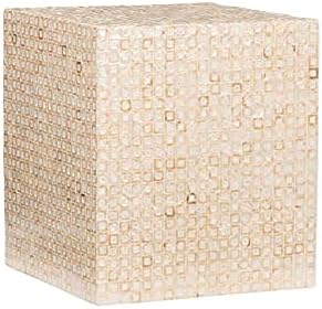 Ivory Square Accent Table I398