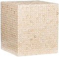 Ivory Square Accent Table I398