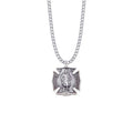 Sterling Silver St. Michael Shield Medal Z4590
