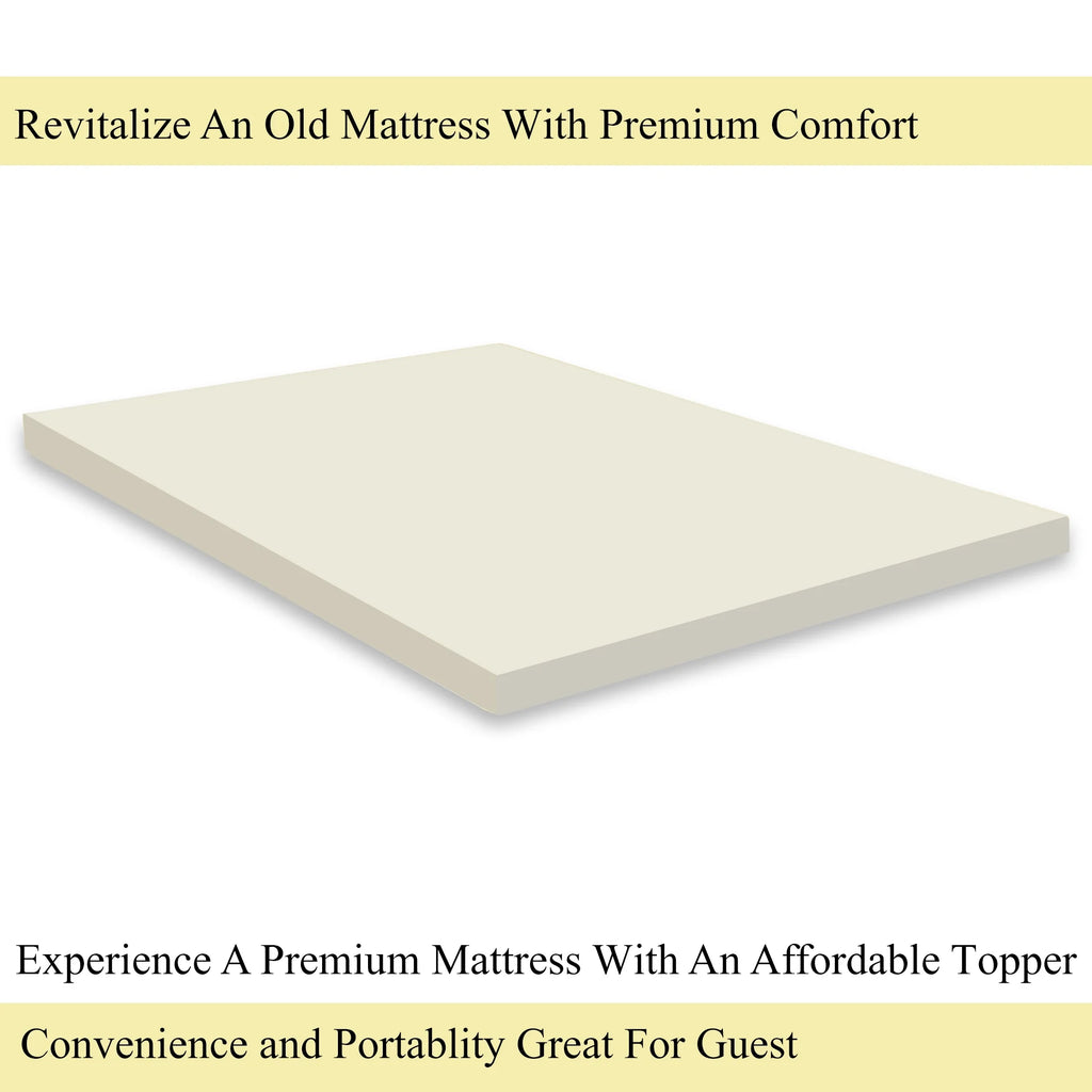 2" High Density Foam Mattress Topper E729
