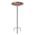 Copper Bird Bath on Garden Pole W473
