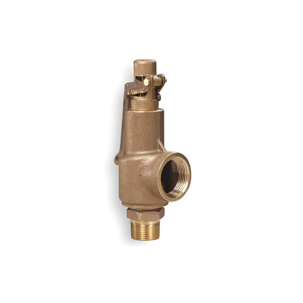 Bronze Safety Relief Valve, MNPT Inlet, FNPT Outlet A5246