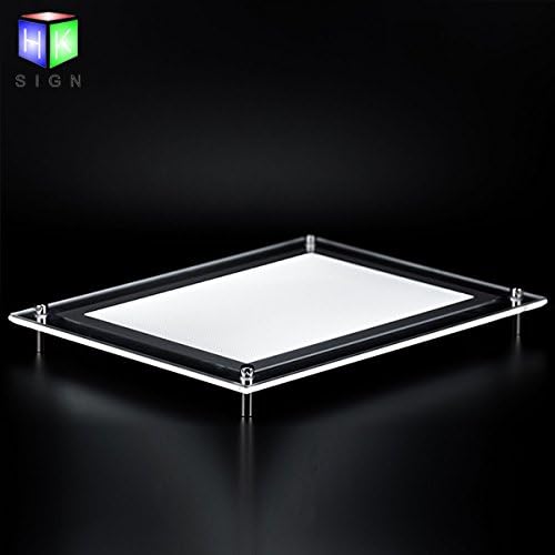Acrylic Crystal LED Photo Frame Light Box with Wall Mounted T72030