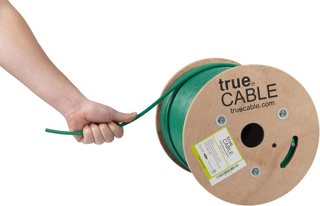 500ft Gray 23AWG Solid Bare Copper Bulk Ethernet Cable K549