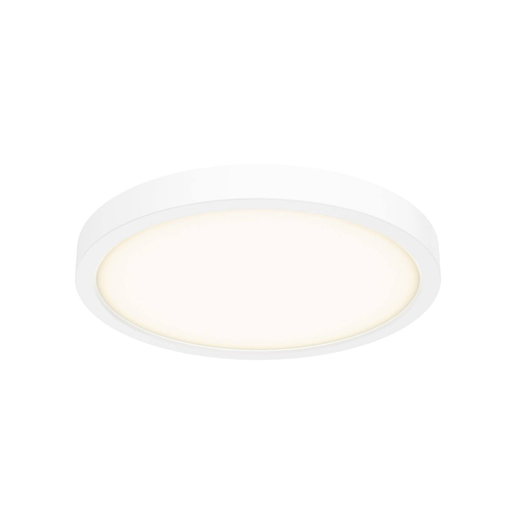 Satin Nickel LED Round Flush Mount Z122