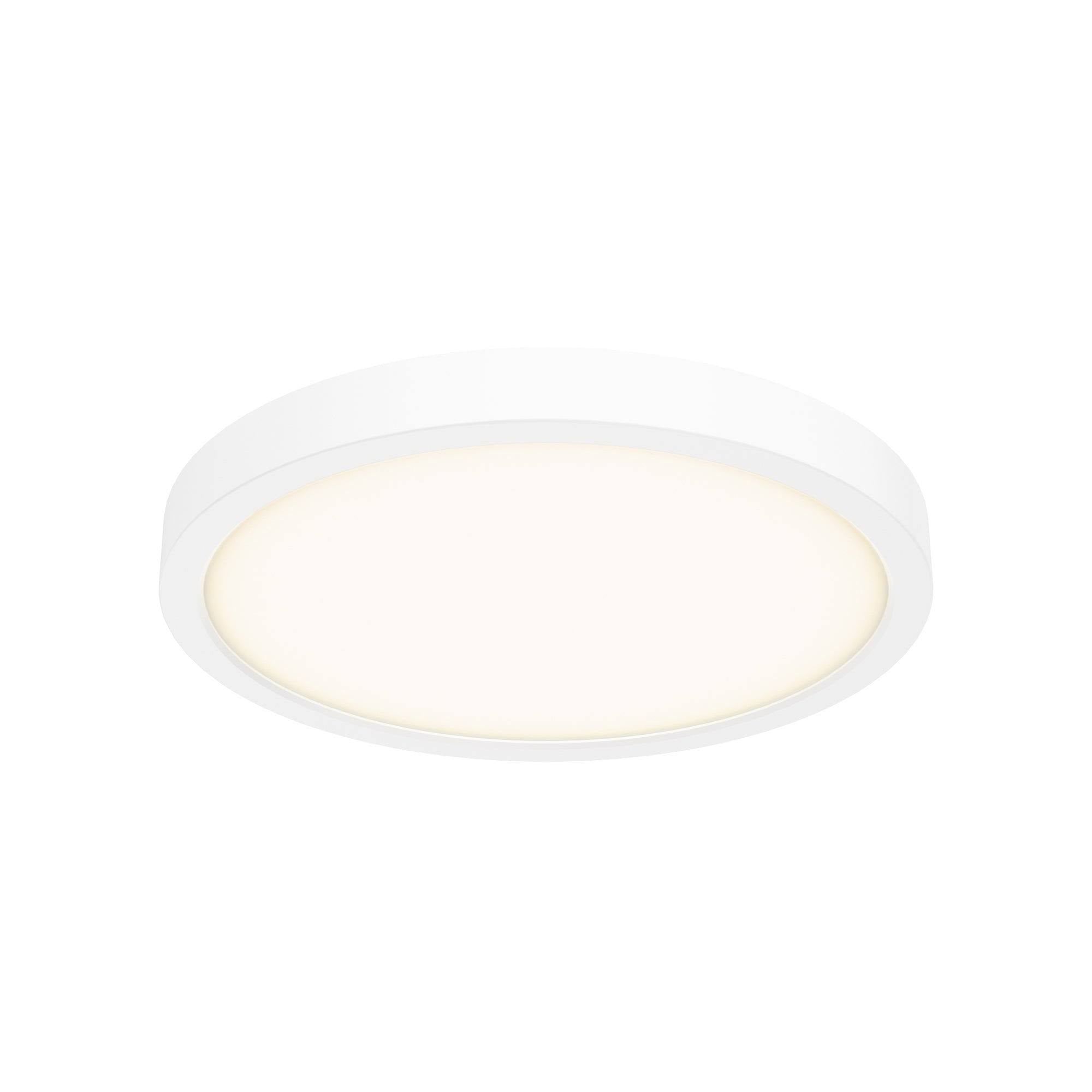Satin Nickel LED Round Flush Mount Z122
