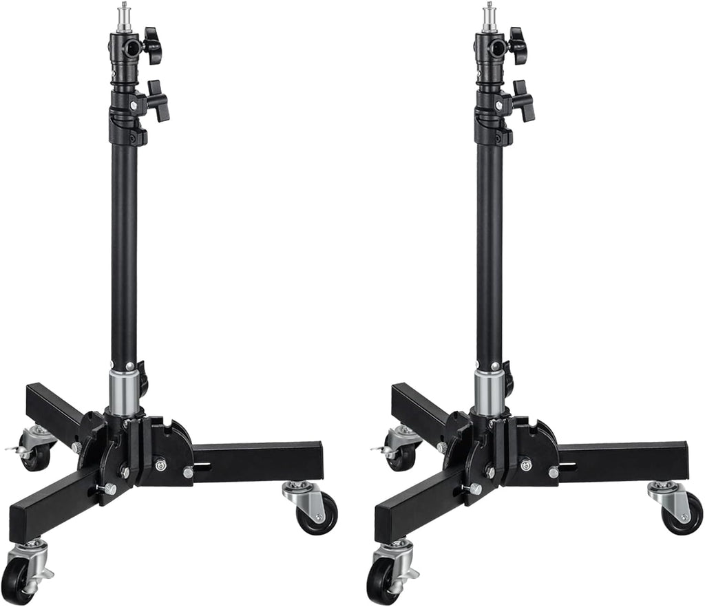 2 Pack Heavy Duty Aluminum Alloy Photography Light Stands Kit H5863