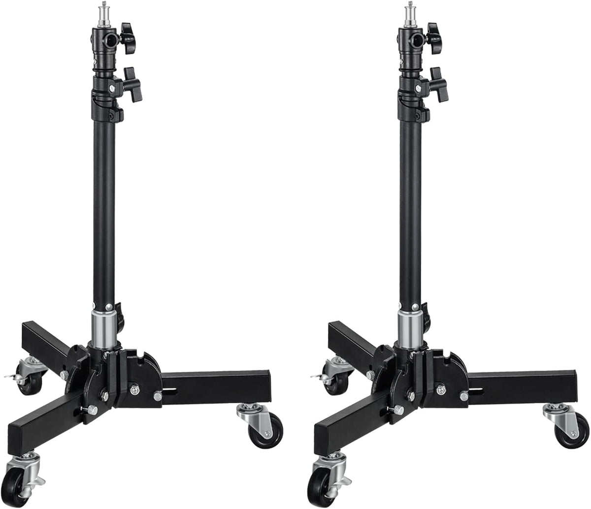2 Pack Heavy Duty Aluminum Alloy Photography Light Stands Kit H5863