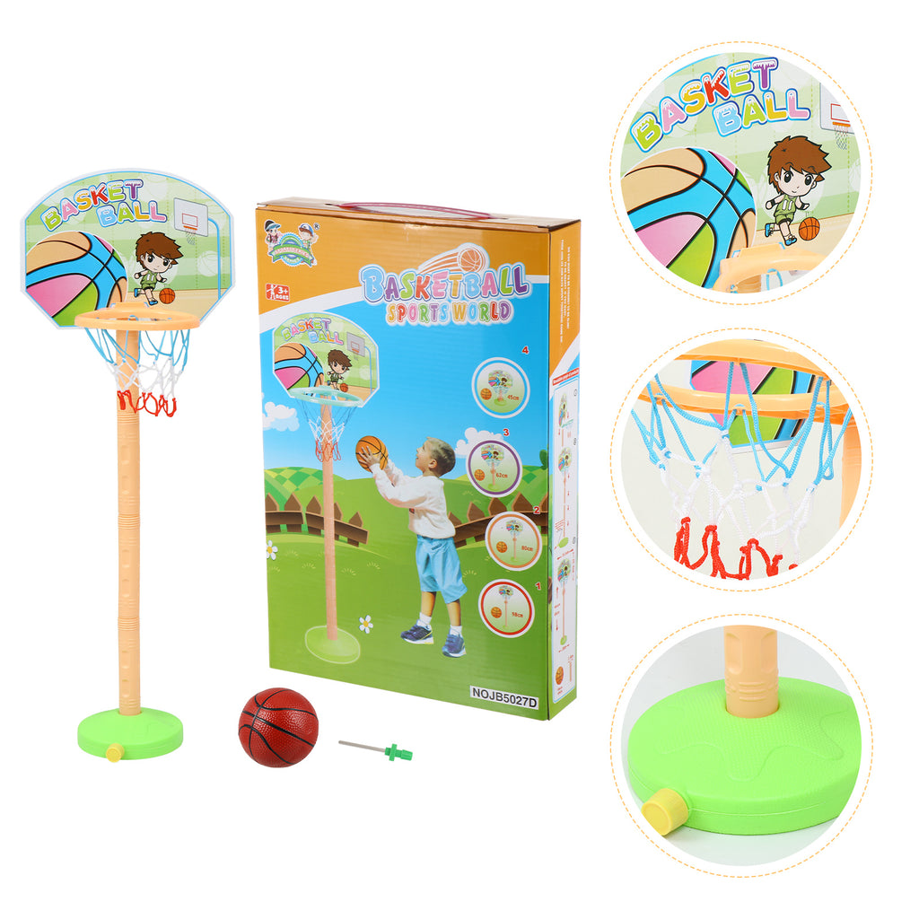 Basketball Hoop Toddler Stand Mini Indoor Children Sports Game Ring Adjustable Goal U688643