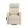 Beige PU Power Lift Recliner I257