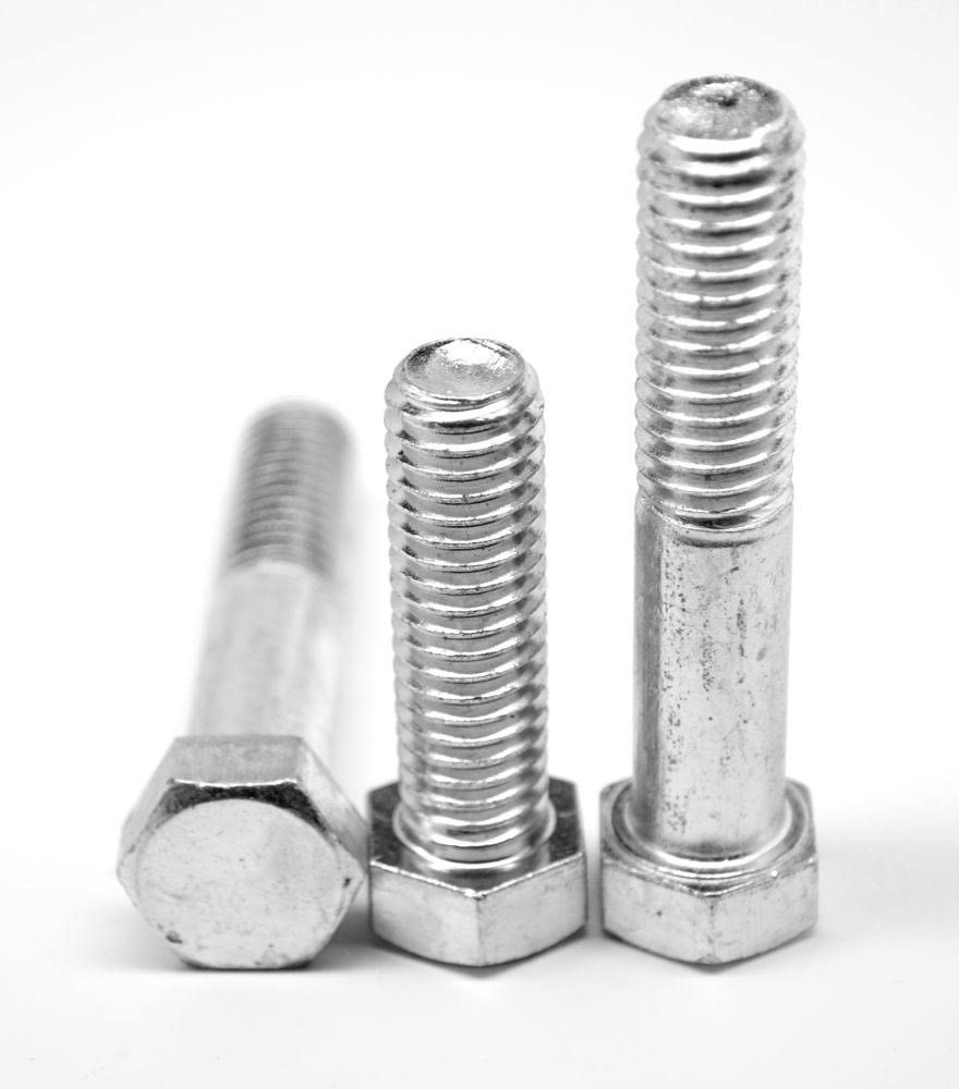 9/16x22-12 x 5 1/2x22 Coarse Thread Grade 5 Hex Cap Screw, Medium Carbon Steel Zinc Plated, Pk 75 E629
