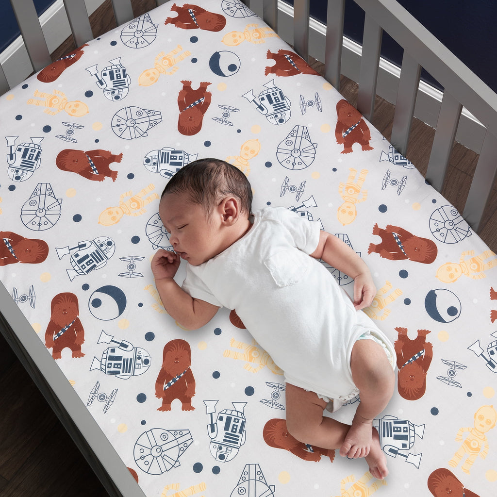 100% Cotton Fitted Crib Sheet H7866