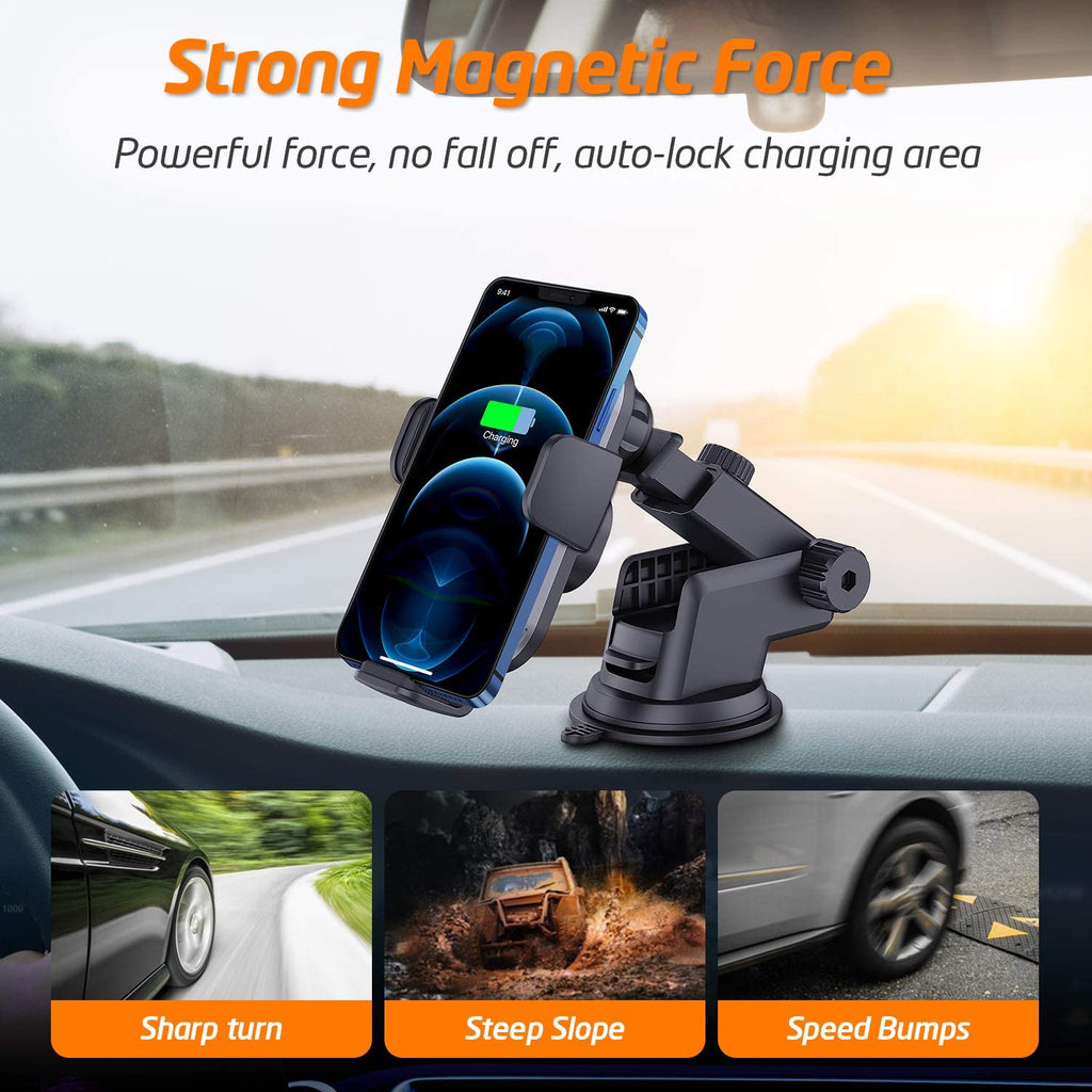 15W Qi Wireless Car Charger Phone Holder X876397