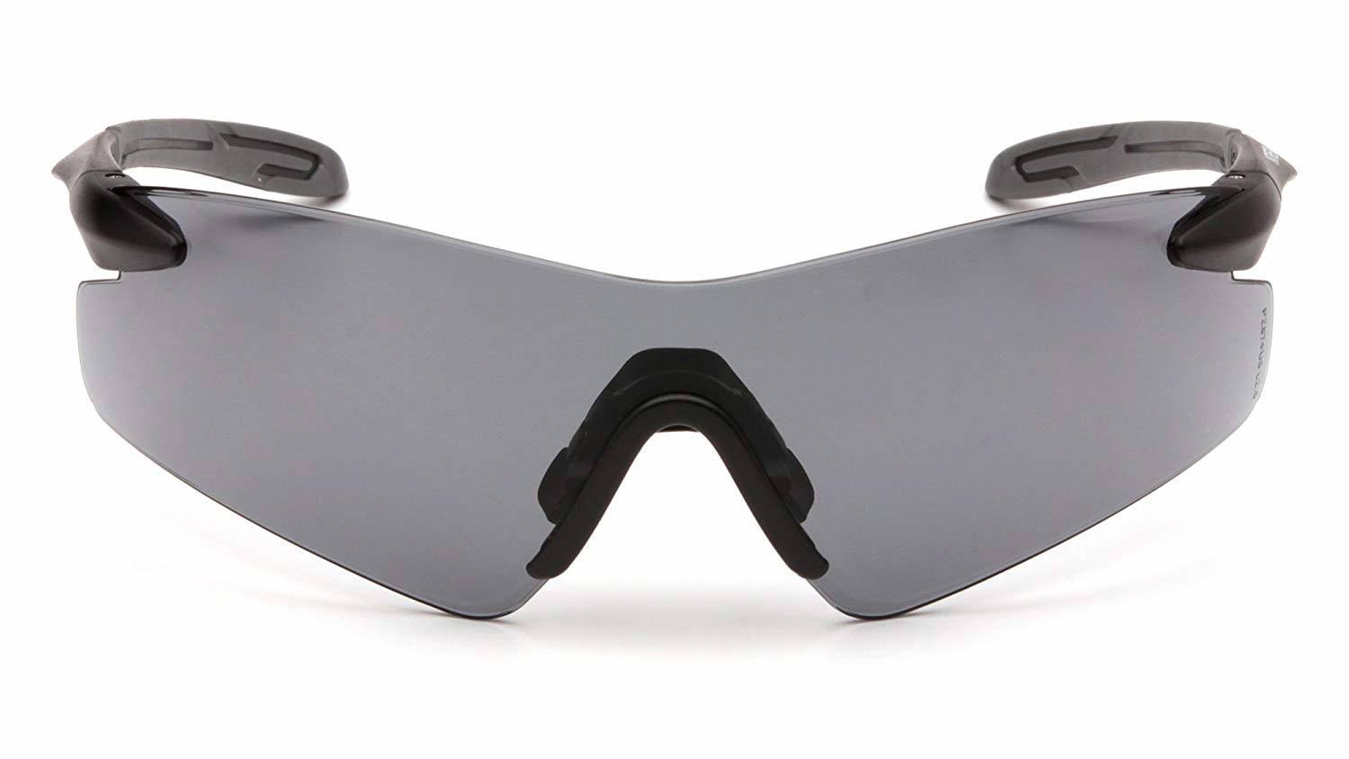 Frameless Lightweight Safety Glasses with Gray Lens P913