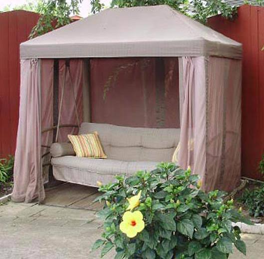 Gazebo Swing Replacement Canopy and Netting Set U935