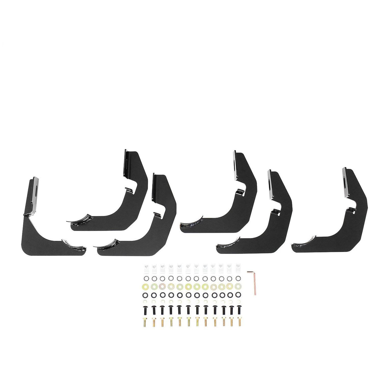 Oval Nerf Step Bars Cab Length S66034