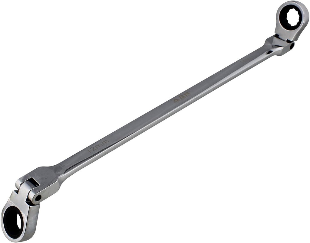 5pc Ratcheting Wrench Set Double End Flex Head Metric R673