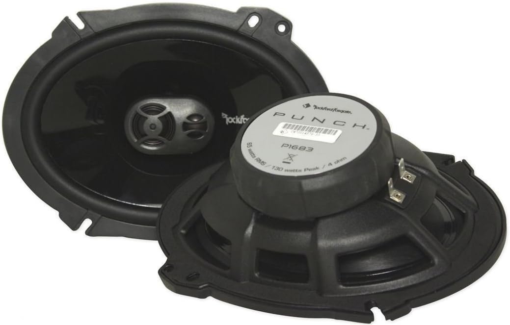 2 Pairs Of 130W 6x8 3-Way Car Stereo Speakers S81353