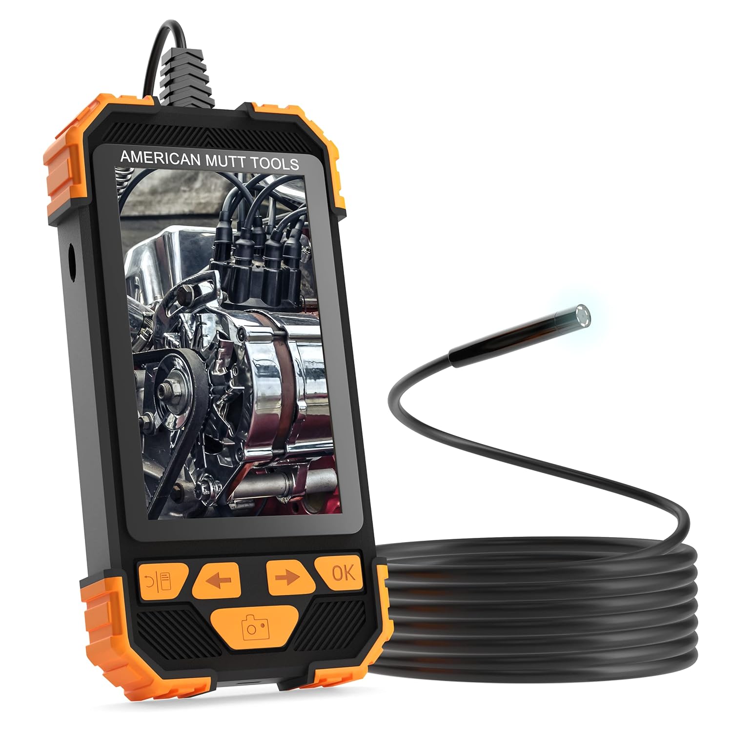 Waterproof Industrial Endoscope Camera with 6.5 ft Cable A9376