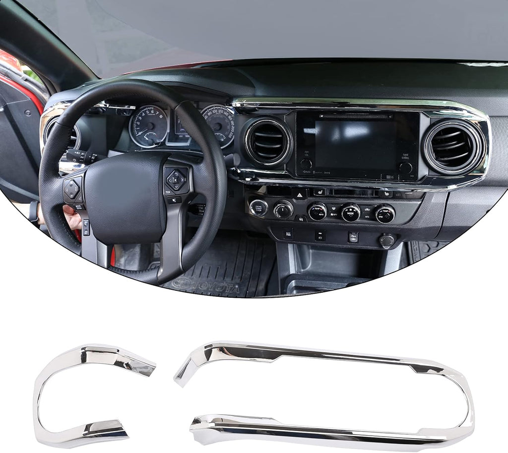 Car ABS Dashboard Panel Cover Trim Stickers (red) S995