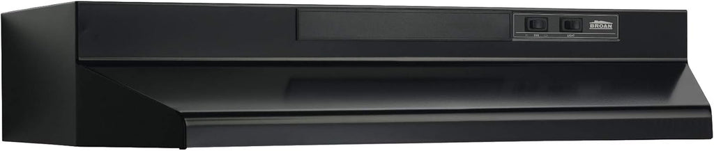 Black 24-Inch Range Hood Insert with Light, Pack of 2 U61975
