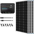 400 Watt 12 Volt Monocrystalline Solar Panel Bundle Kit with 4 pcs 100W Panel and 30A PWM Charge Controller B3106