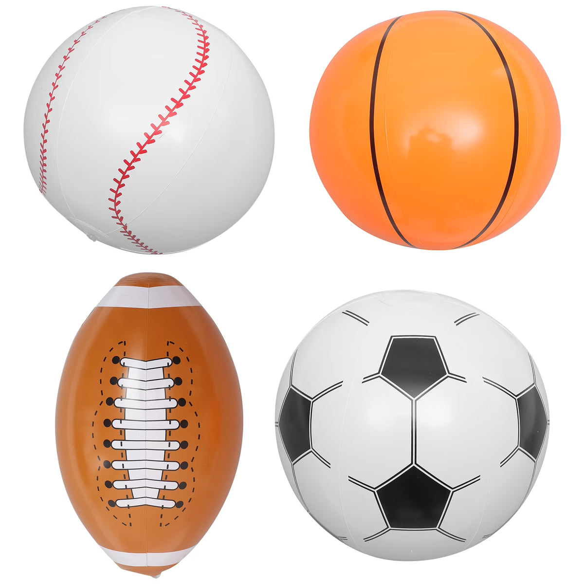 Inflatable Beach Ball 4pcs E376