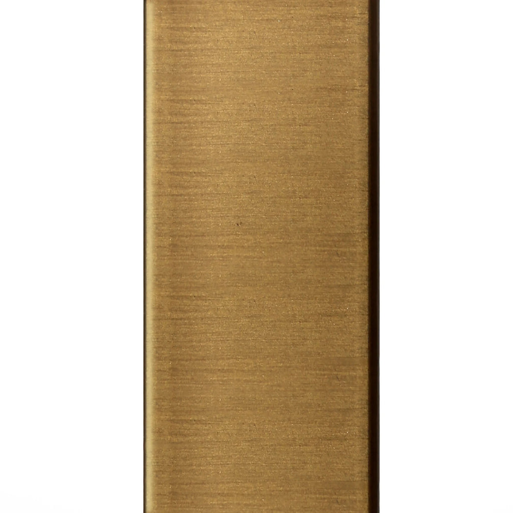 Brass Metal/Glass Side Table Y53014
