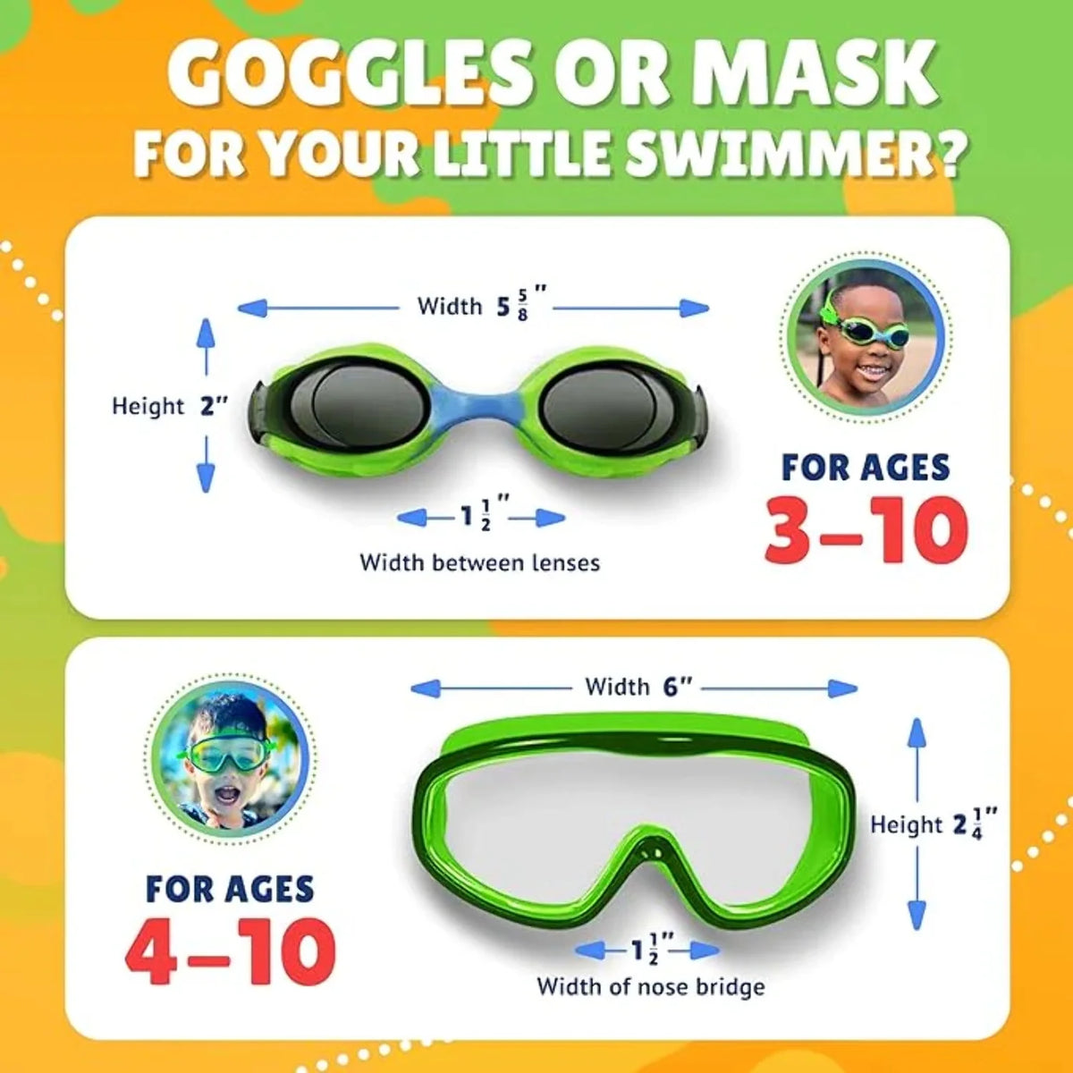 Pink Kids Swim Goggles K523