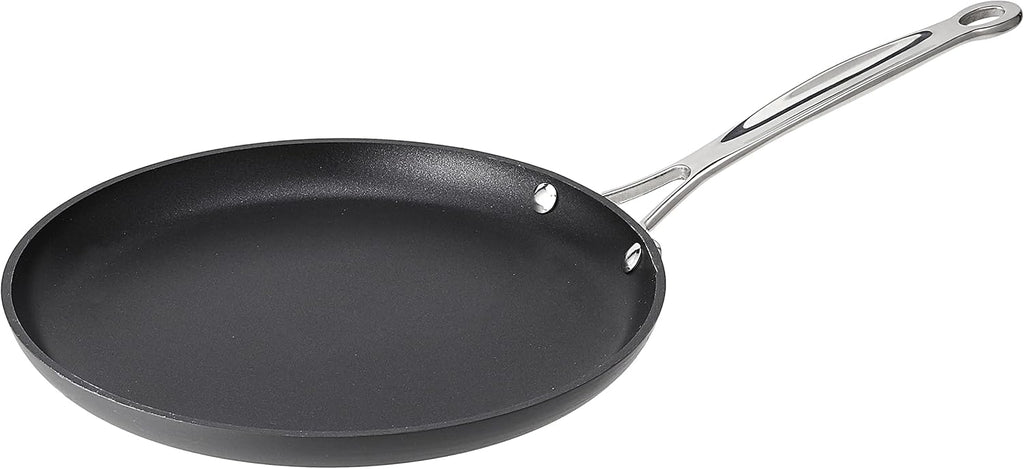 Black 3-1/2-Quart Nonstick Hard-Anodized Saute Pan with Lid, Pack of 2 C942583
