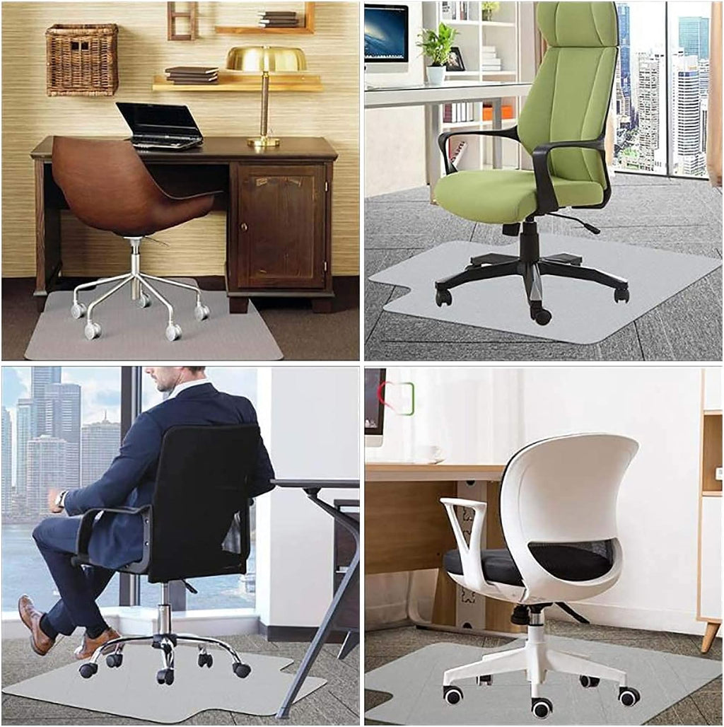 Transparent 2Pcs Office Chair Mat W54656