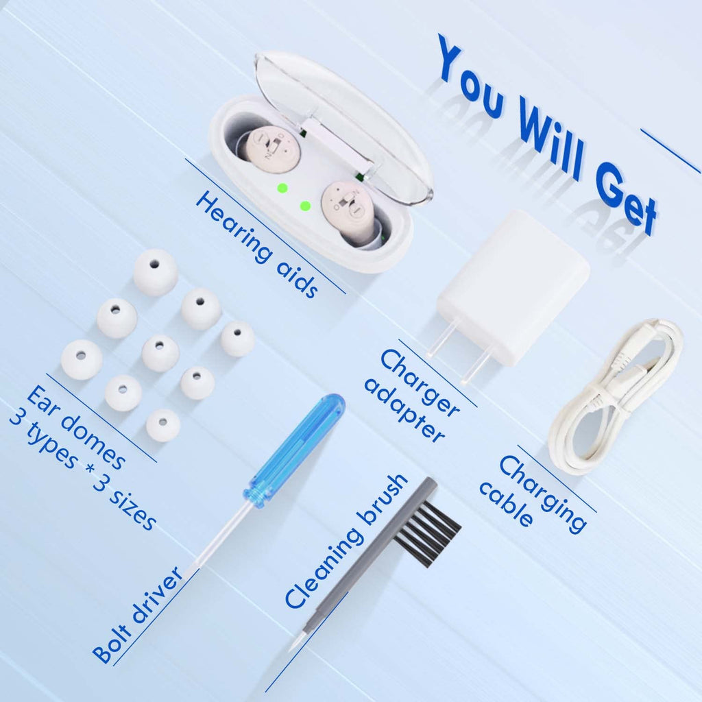 Rechargeable Invisible Hearing Aids M44578