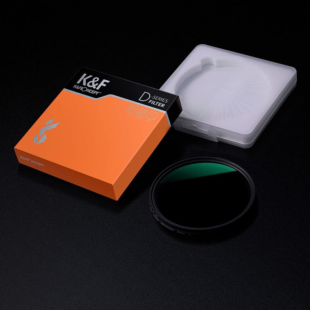 46mm Variable Neutral Density Filter ND8-ND2000 (3-11stop) Hydrophobic Adjustable ND Filter, Pack of 2 K64342