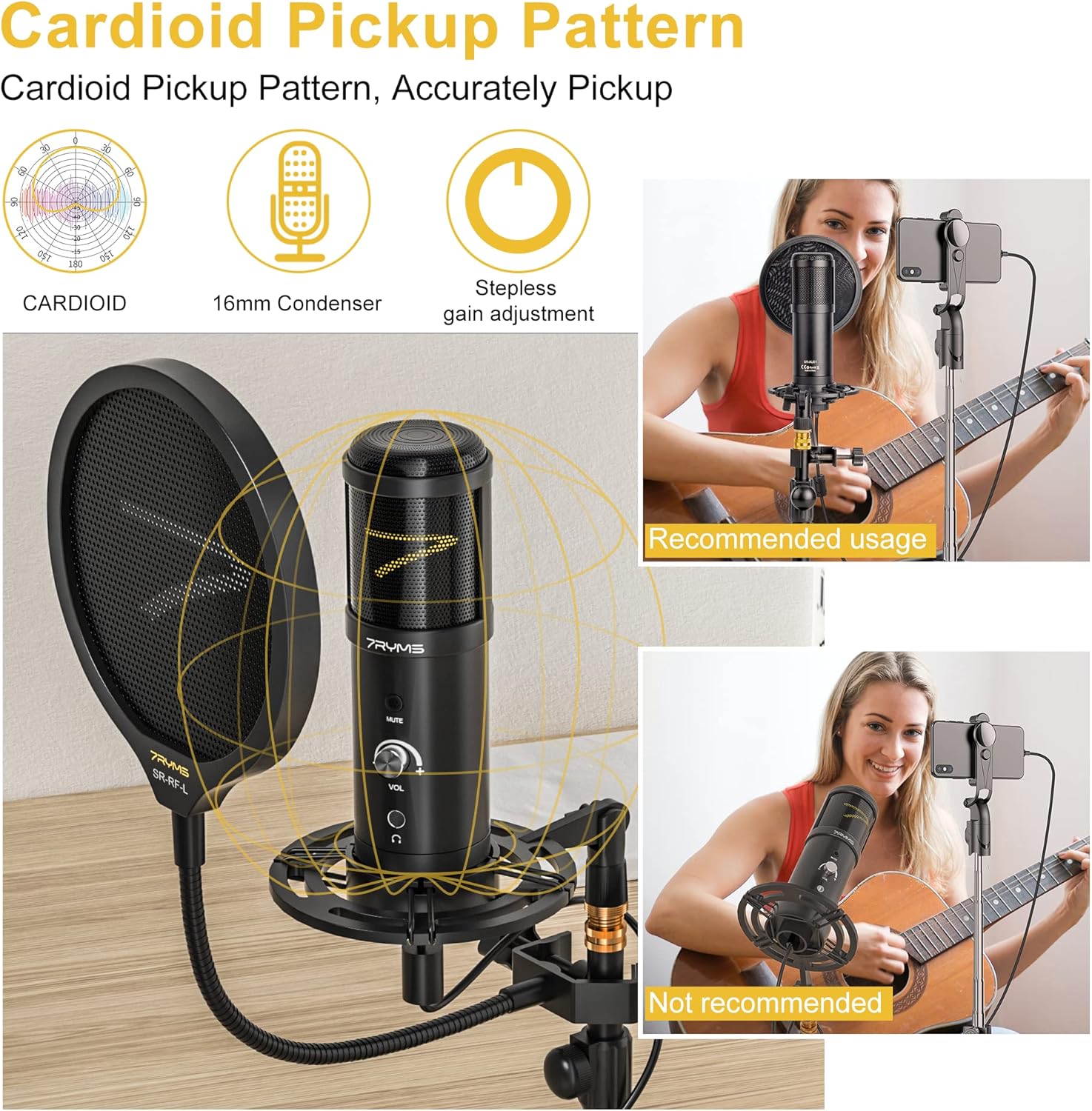 USB Microphone Kit for Podcasting, Pack of 2 O384