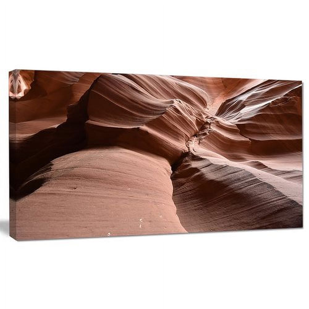 Dark Upper Antelope Canyon Photographic Print on Wrapped Canvas K868