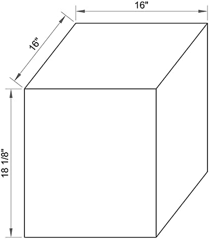 Ivory Square Accent Table I398