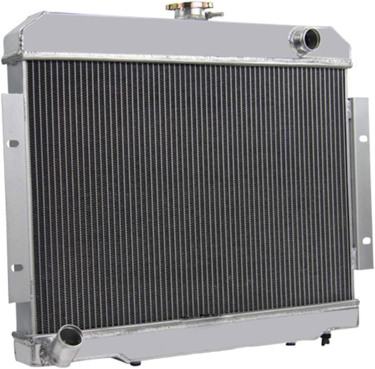 3 Row Aluminum Radiator with Shroud and 2x12'' Fan R7349