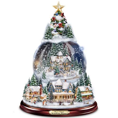 Musical Tabletop Christmas Tree with Snowglobe I1300