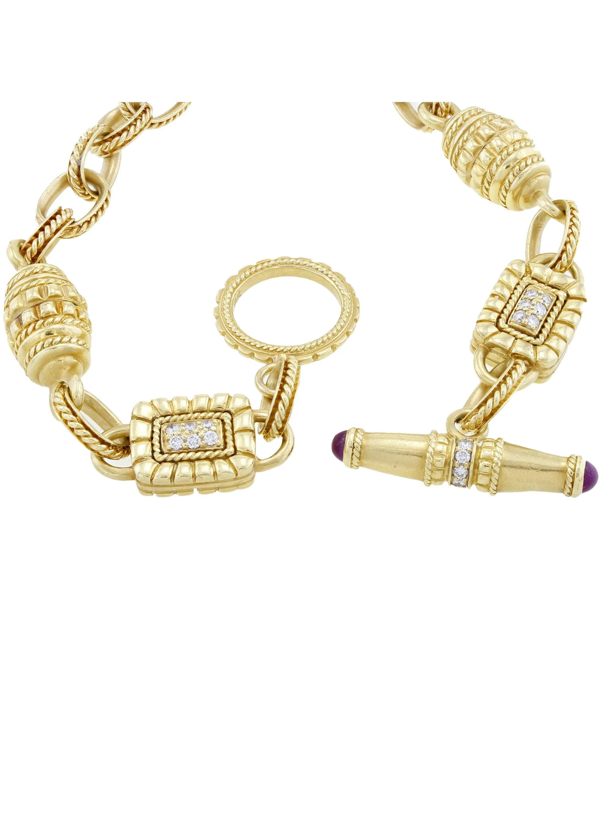 18k Yellow Gold Diamond Necklace V76599