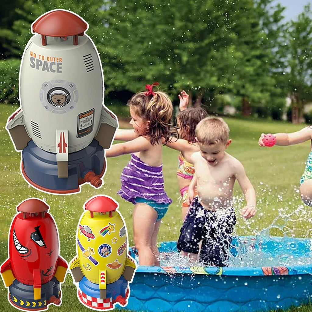 Rocket Launcher Toys Outdoor Water Pressure Lift Sprinkler Toy T977913