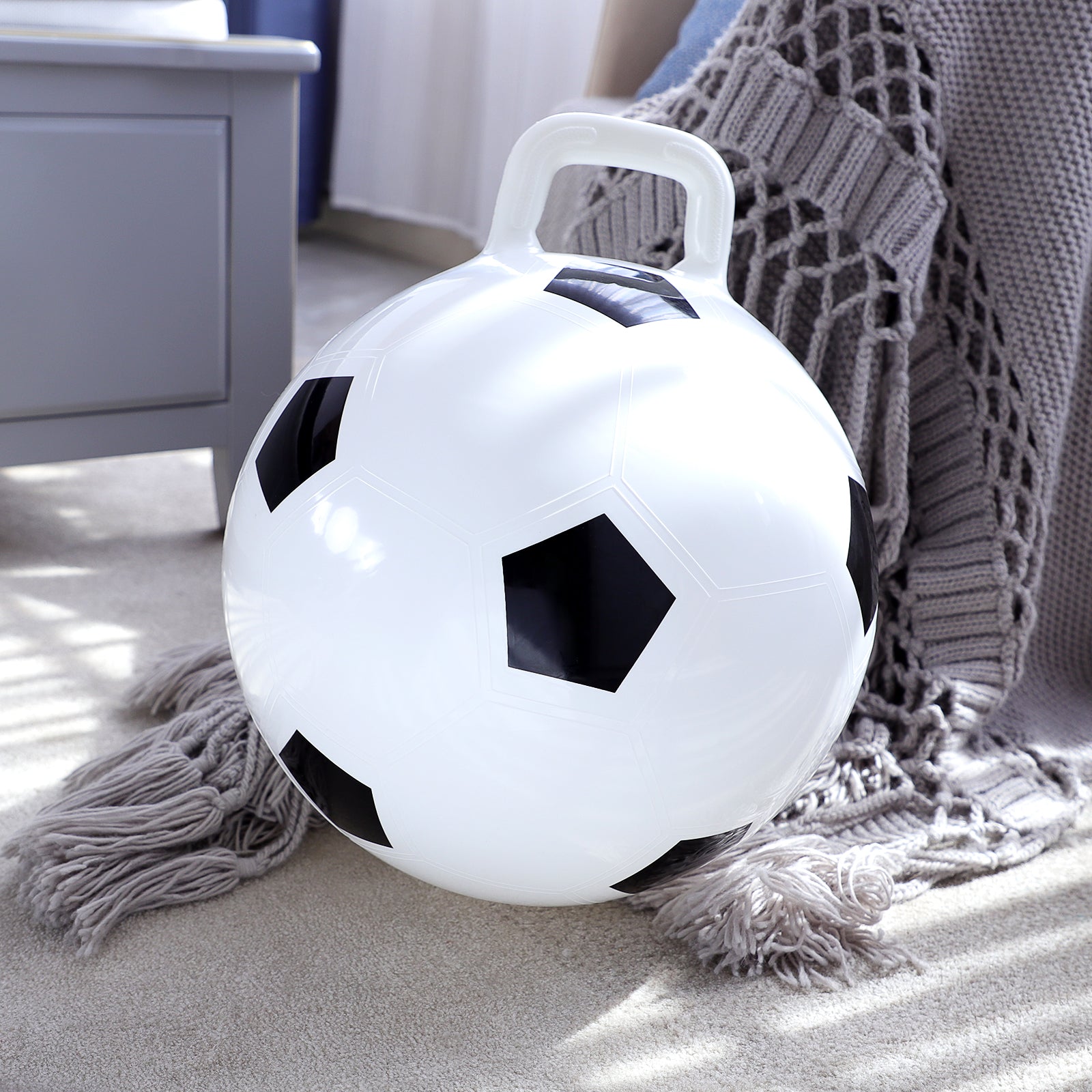 45cm Inflatable PVC Football Jumping Ball for Kids T8158