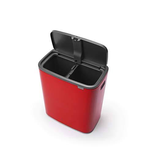 Passion Red Touch Bin 2 x 30 LITER I4842