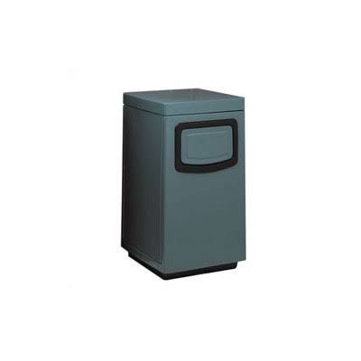 Beige 30 Gallon Round Trash Can W33135