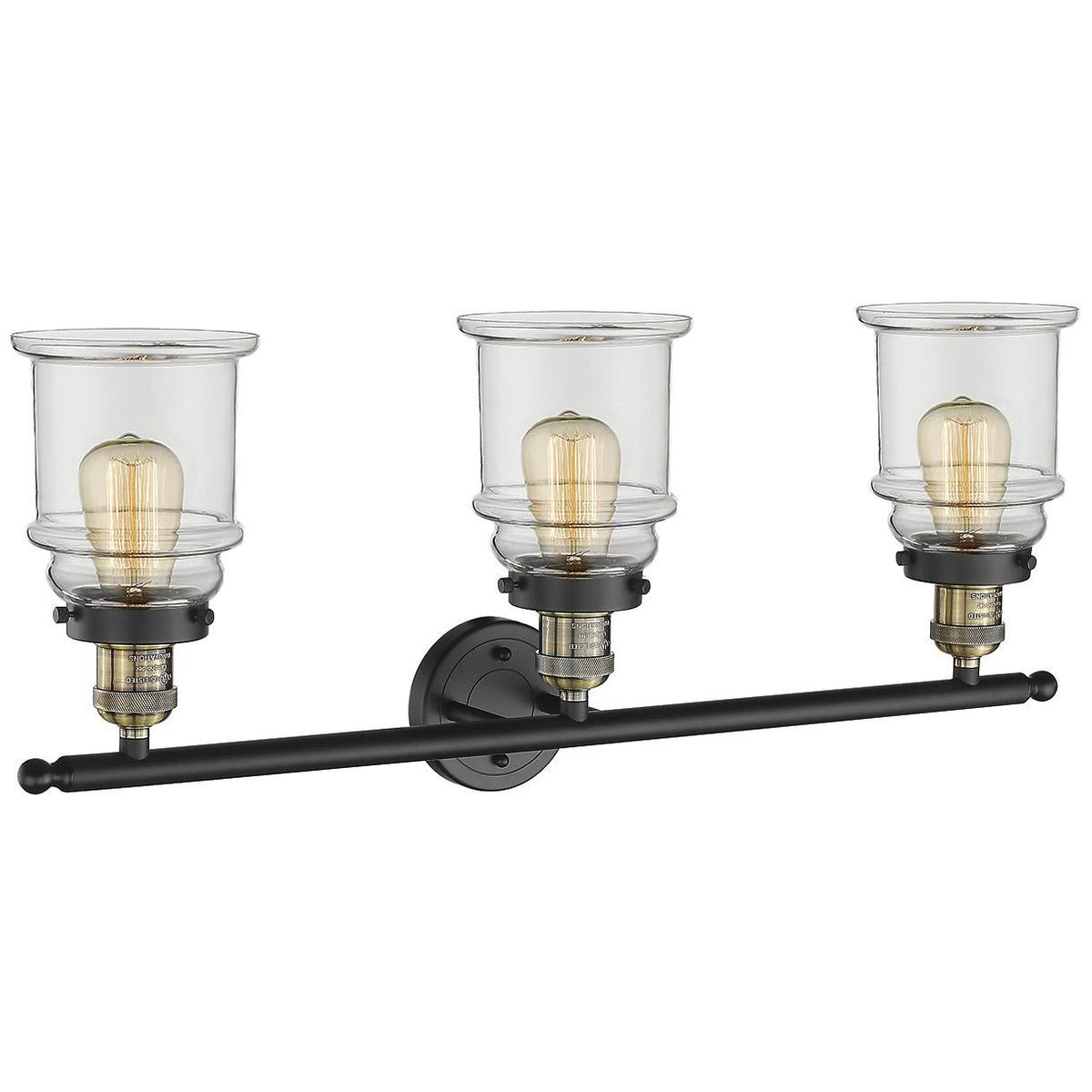 Antique Brass 3 Light LED Bath Vanity Light P973556