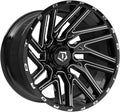 22x12 5x5"/5x5.5" -44mm Black/Milled Wheel Rim 22" F446