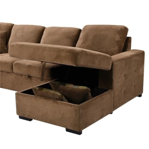 Oversized U Shaped Sectional Sofa with Storage Chaise H302078