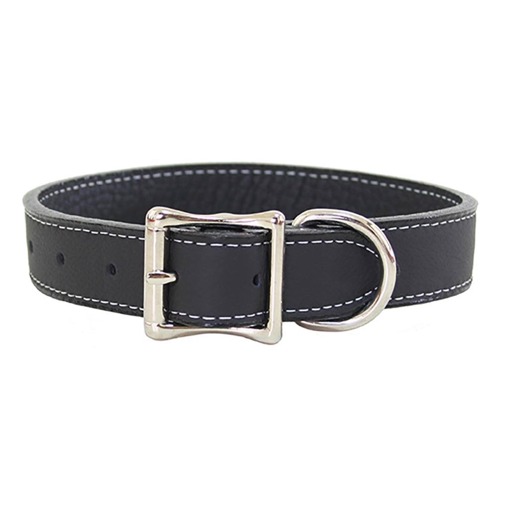 Black Leather Dog Collar Q219880