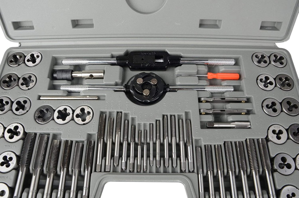 60 Pc Metric and SAE Alloy Tap and Die Set V701