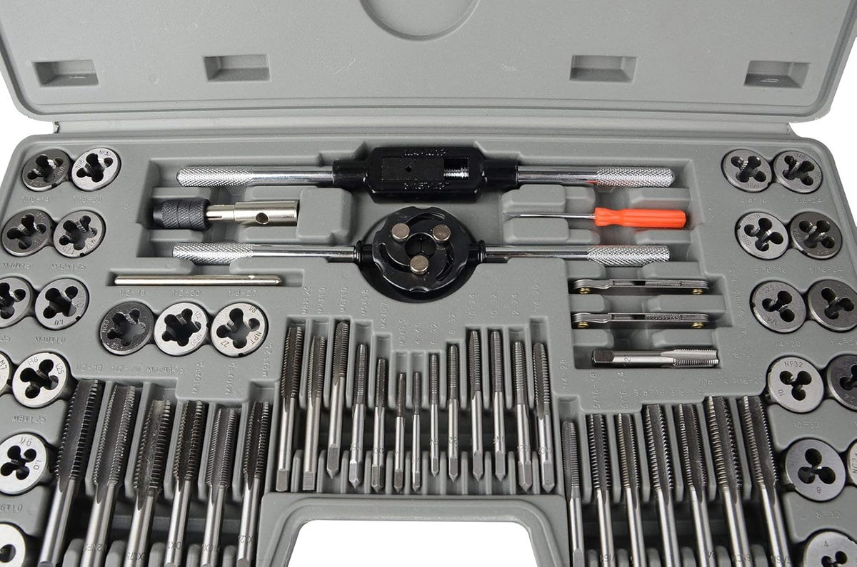 60 Pc Metric and SAE Alloy Tap and Die Set V701
